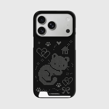 Hey Cat Stitch Phone Case (Hard/Card Storage/Magsafe)