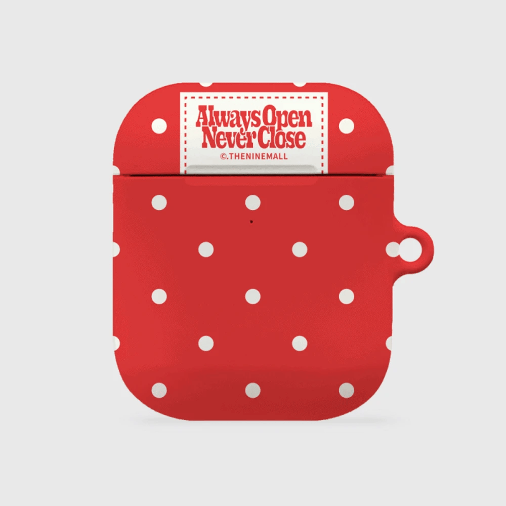 Dotted Color Label Airpods Case (Hard 硬殼) (9色)