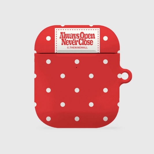Dotted Color Label Airpods Case (Hard 硬殼) (9色)