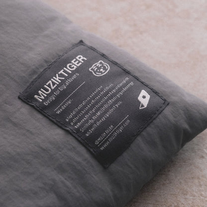 Muzik Tiger Slim Laptop Pouch (9-16 inch) #灰色老虎