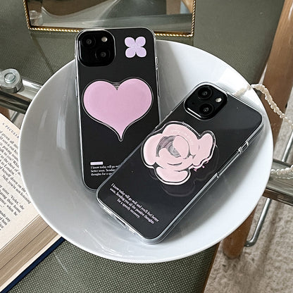 Coloring Pink Phone Case (Clear/Tank Clear/Clear card storage)