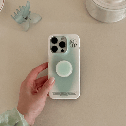 [mm] Simple Gradation Phone Case (Hard/Card Storage/Magsafe) (5色)