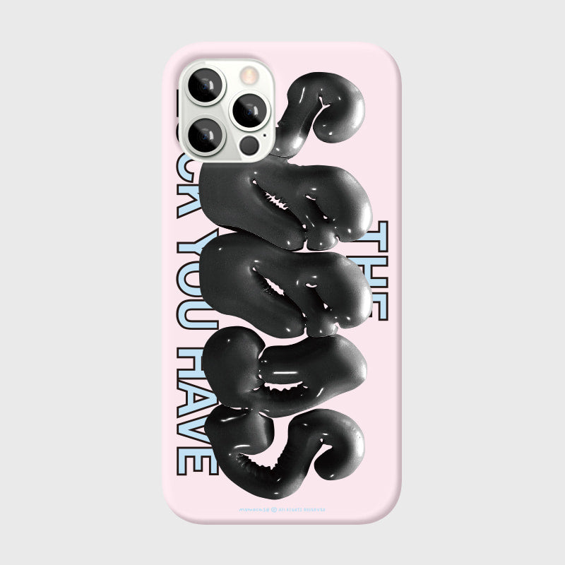 543 Seeds Black Phone Case (Hard 普通硬殼)