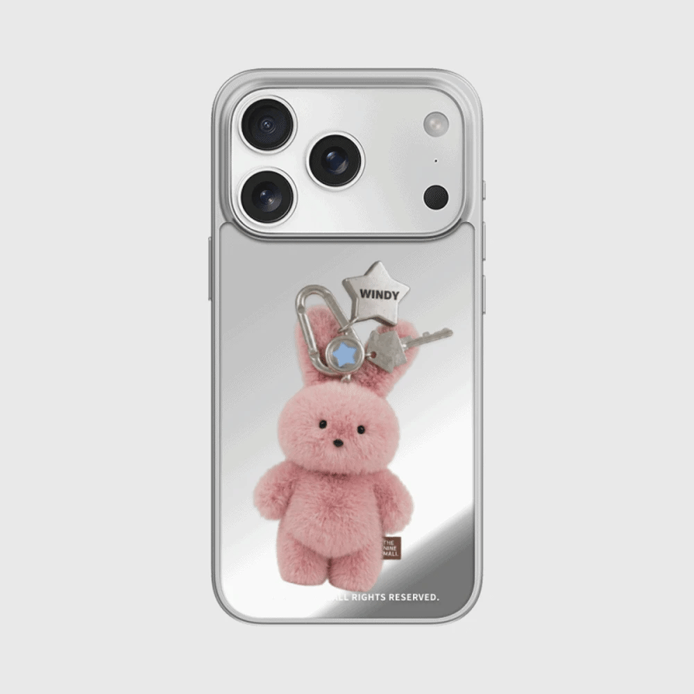 Little Keyring Friends Phone Case (Mirror silver bumper case)