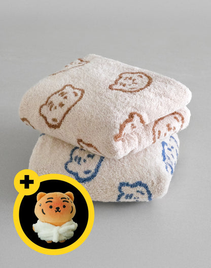 Muzik Tiger Songwol Towel Face Towel (單購/Set)