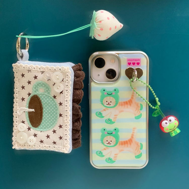 Eppah Frog Cat Case (Silver bumper)