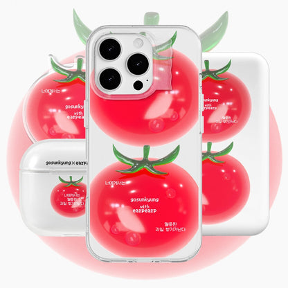 【SET】[고선경] TOMATO-CLEAR (Wave Label Clear Case)+Acc (Tok/magsafe acc/airpods case)