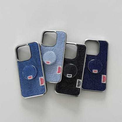【Set】Denim Color Label (Silver Bumper) + Epoxy Tok