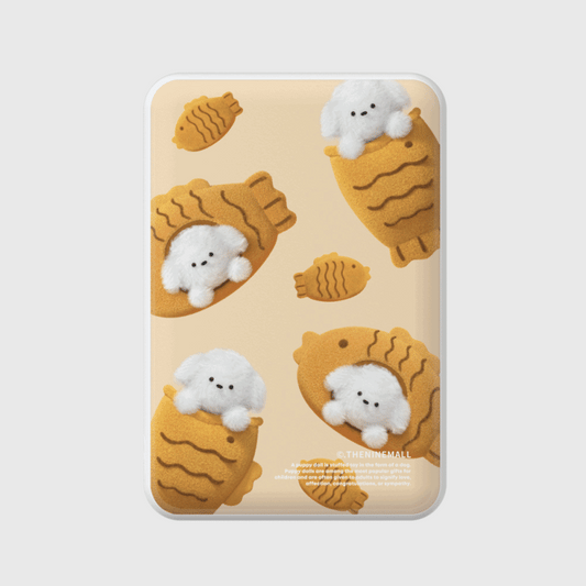 Theninemall Pattern Fish Bread Puppy (Magsafe battery)