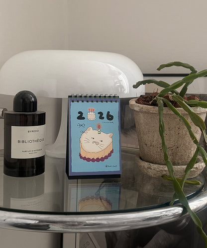 3 Months 2026 Cake Calendar