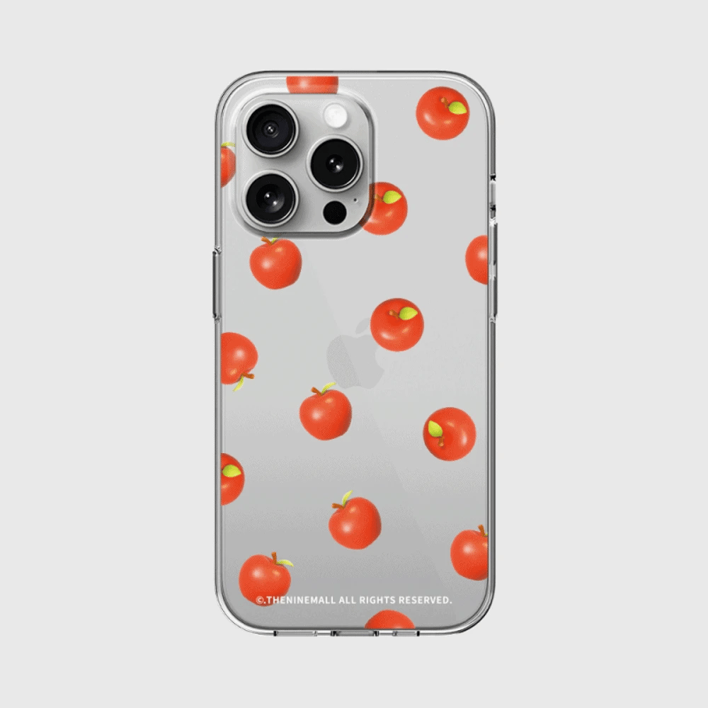 Mini Apple Pattern Phone Case (Clear 透明殼)