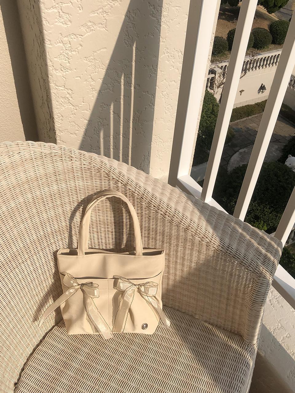 Ovuni Mini Easy Ribbon Bag_Sand beige
