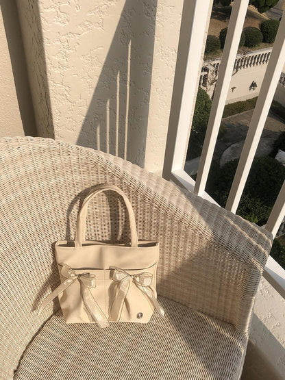 Ovuni Mini Easy Ribbon Bag_Sand beige