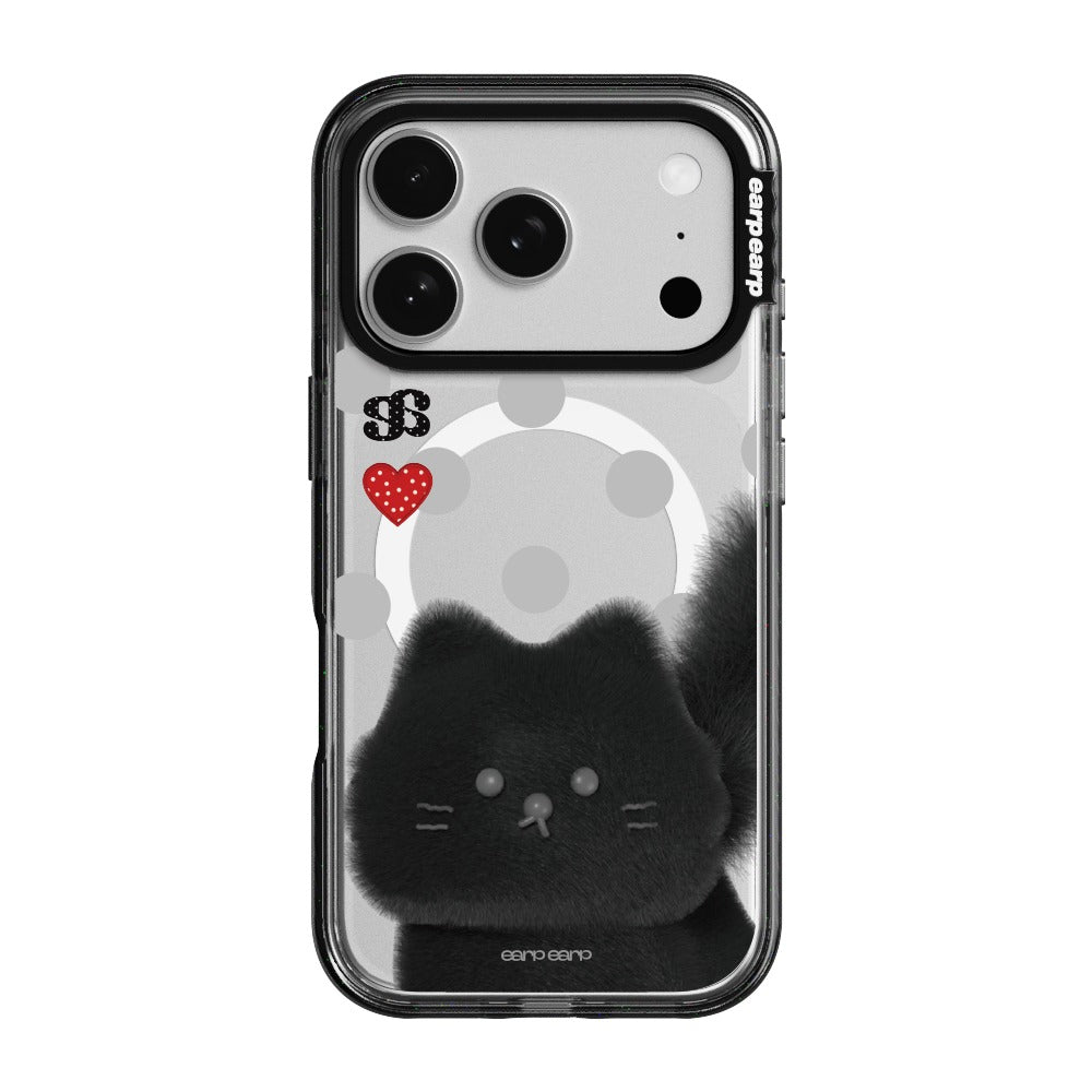 [MAGSAFE] DOTTED CHICHI-BLACK(Wave Label+ Case)