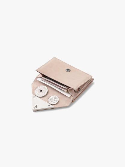Fennec Triangle Triple Wallet - Leopard Pink