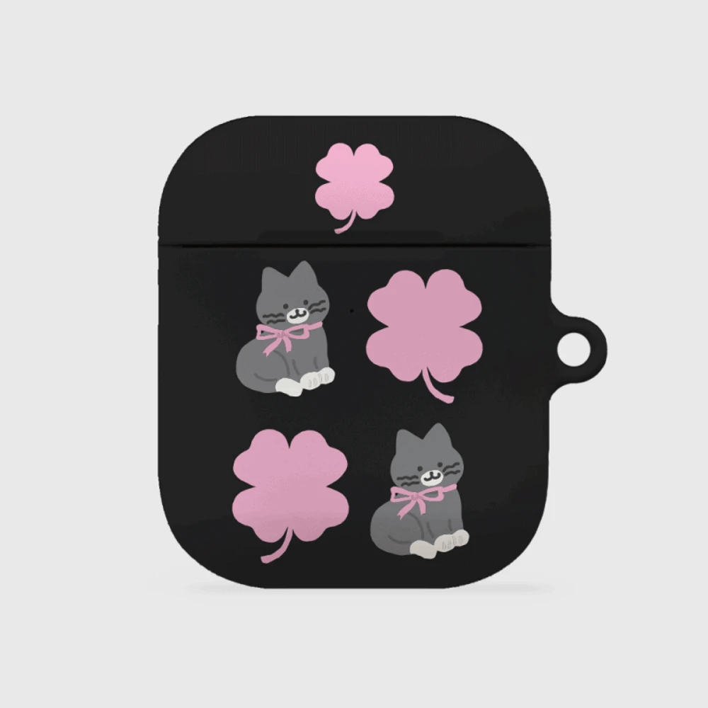 Clover Hey Cat Pattern Airpods Case (Hard 硬殼)