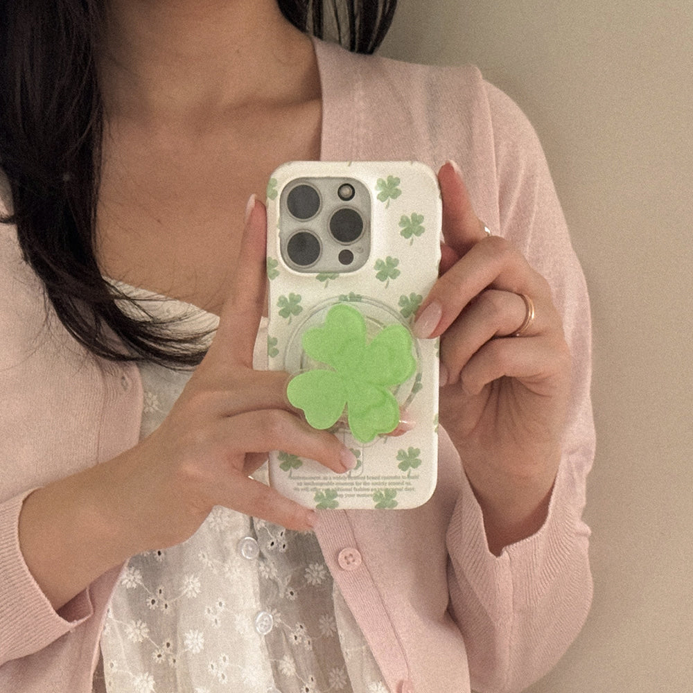 Clover Wish Phone Case (Hard/Card Storage/Magsafe)