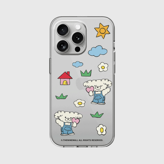 Puppys Hobby Pattern Phone Case (Clear 透明殼)