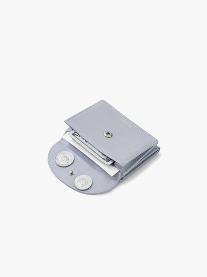 Fennec Crinkle Halfmoon Mini Wallet -Misty Lavender