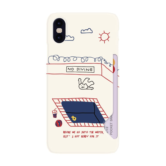 【現貨95折】186 No Diving Phone Case (Card Storage 插卡款) #iphone 11