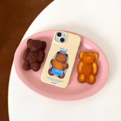 Gummy Financier Phone Case (Hard/Card Storage) (2色)