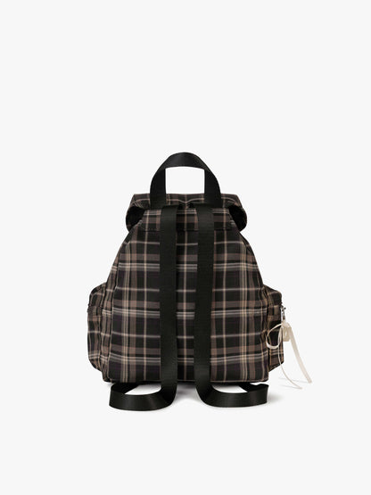 Fennec Berry Pocket Backpack - Check Brown