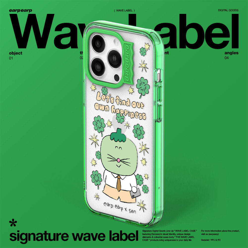 [EARP EARP X SEN] (Wave Label Clear Case) (13款)