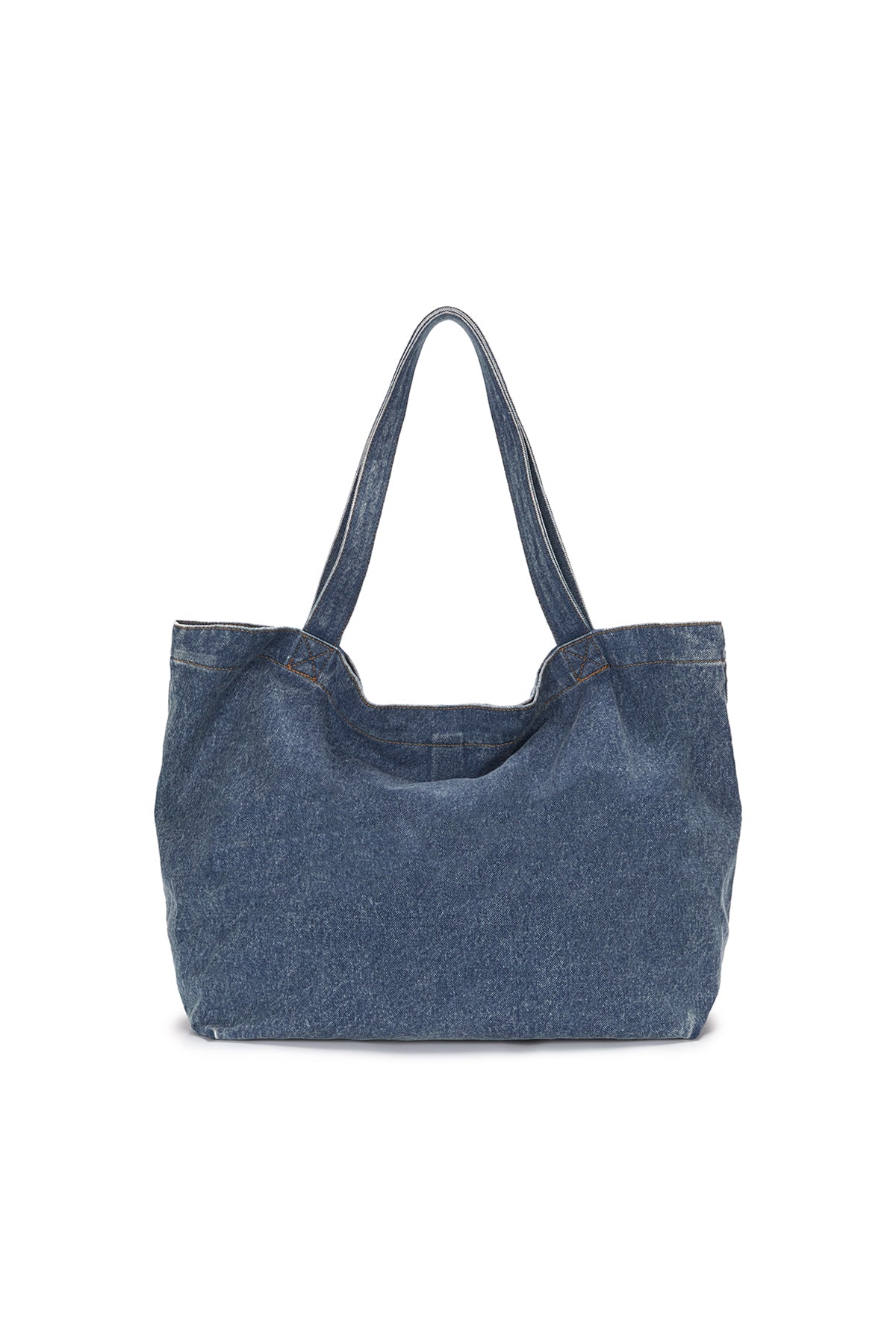 MATIN KIM LOGO WASHED DENIM TOTE BAG (3色)