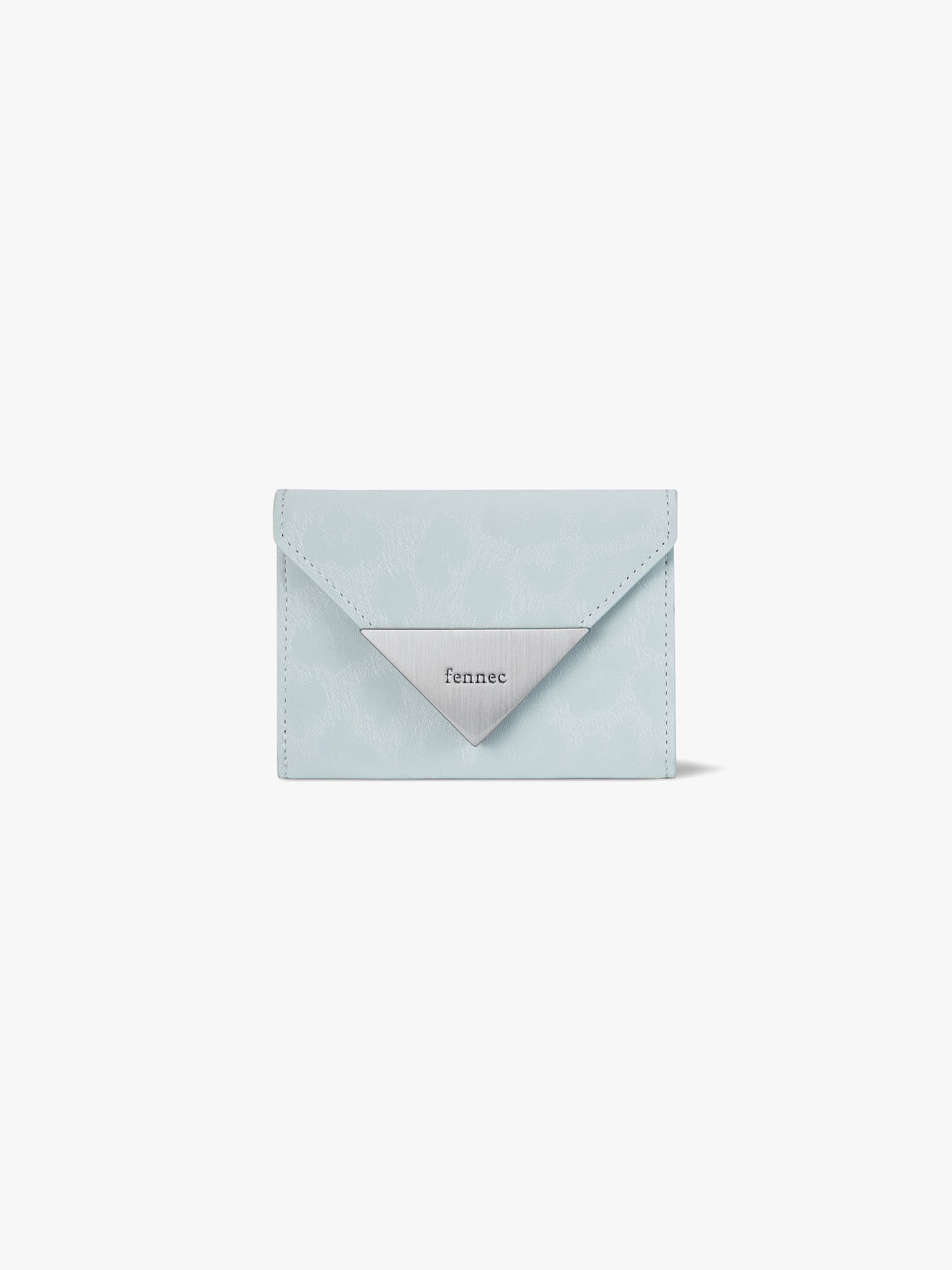 【預售】Fennec Matt Triangle Wallet - Leopard Mint