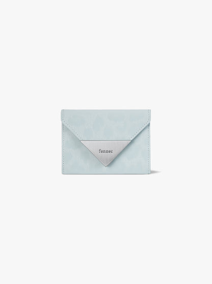 【預售】Fennec Matt Triangle Wallet - Leopard Mint
