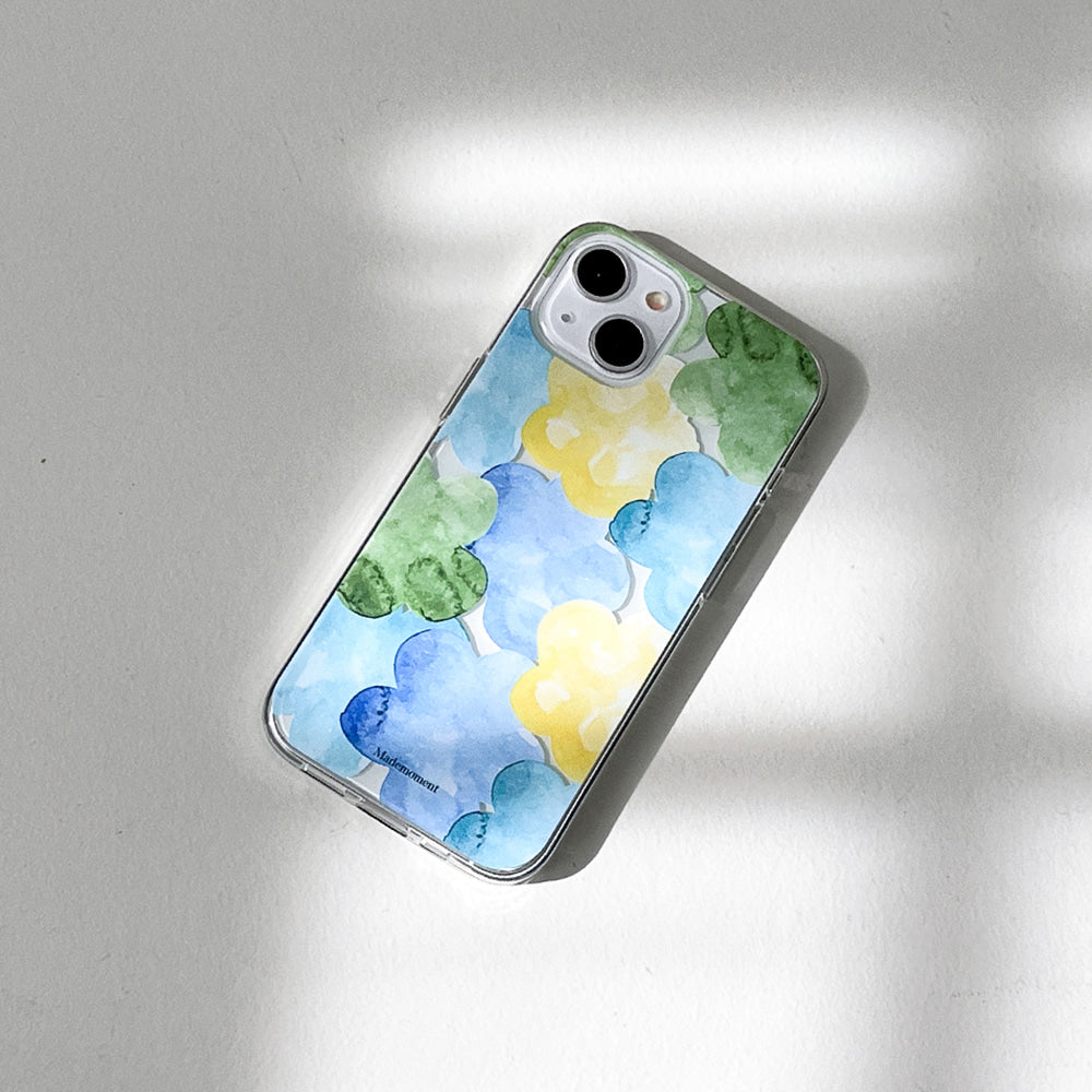 Dreamy Pond Splash Phone Case (Clear/Tank Clear/Clear card storage)