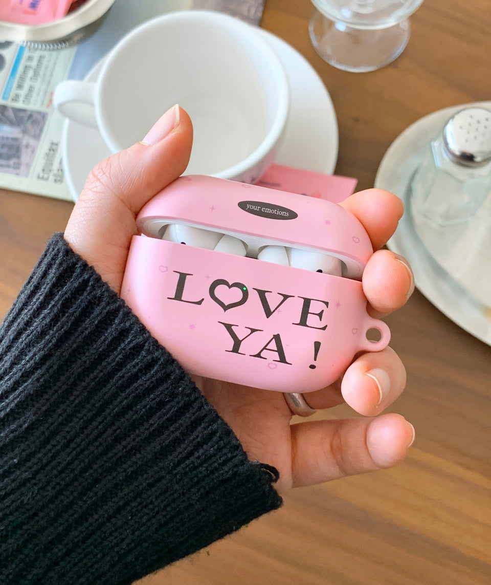 Your Emotions love ya airpods case ver.2 ( 2 type )