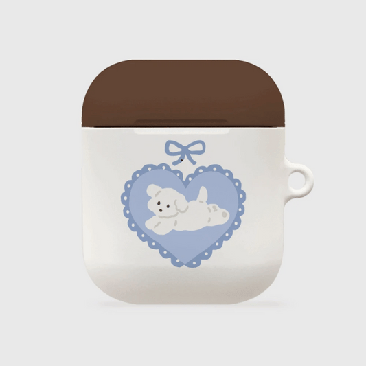 Vintage Ribbon Puppy Airpods Case (Hard 硬殼)