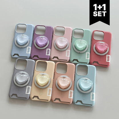 【Set】Pastel Color Label (Magsafe Card Storage) + Magsafe Resin Tok
