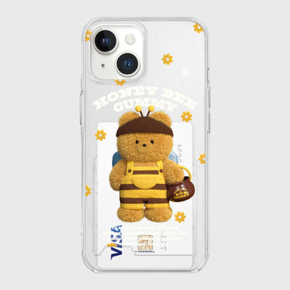 Honey Bee Gummy Phone Case (Clear/Tank Clear/Clear Card Storage)