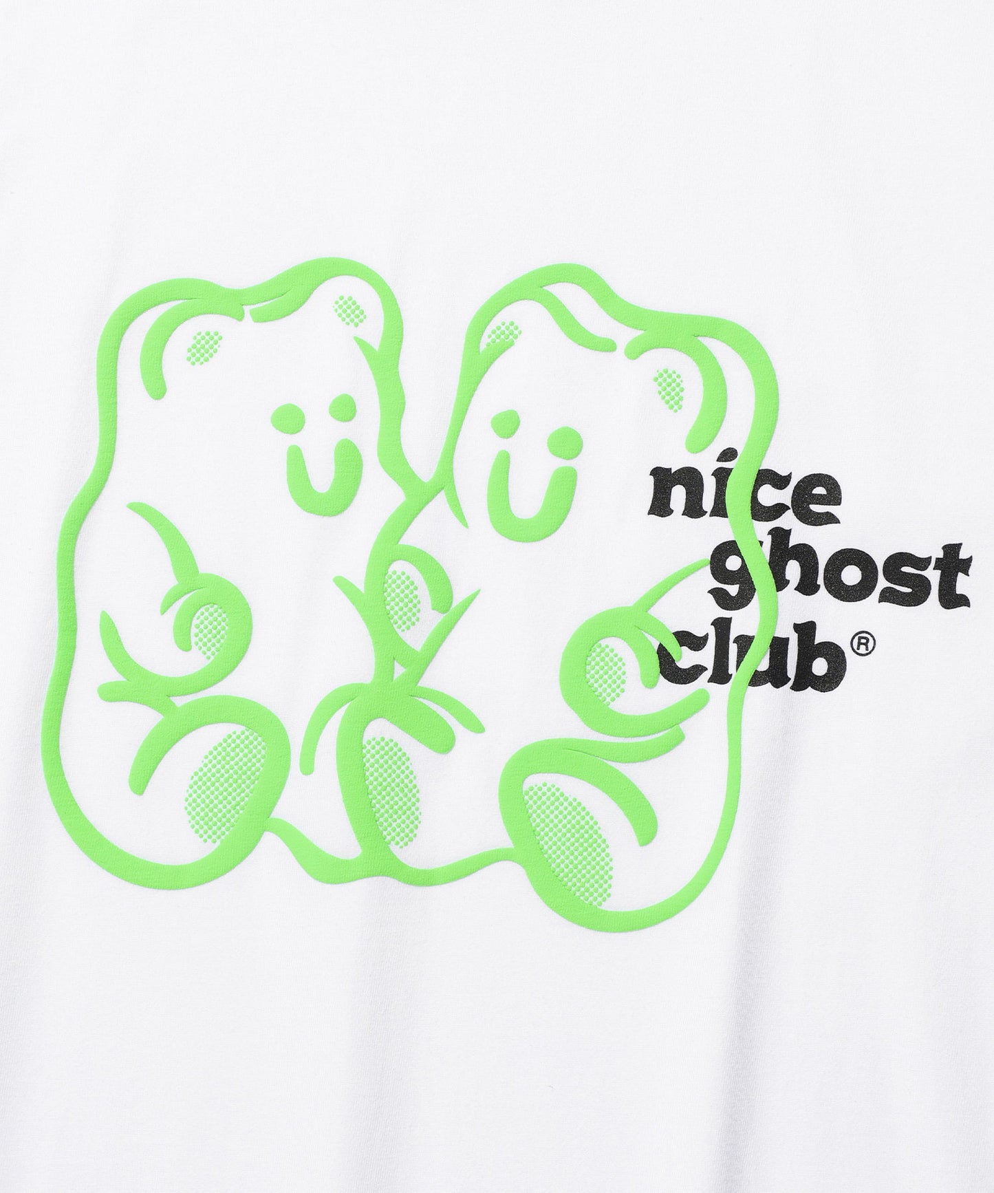 Nice Ghost Club Gummy Bear & Logo Tee (3色)