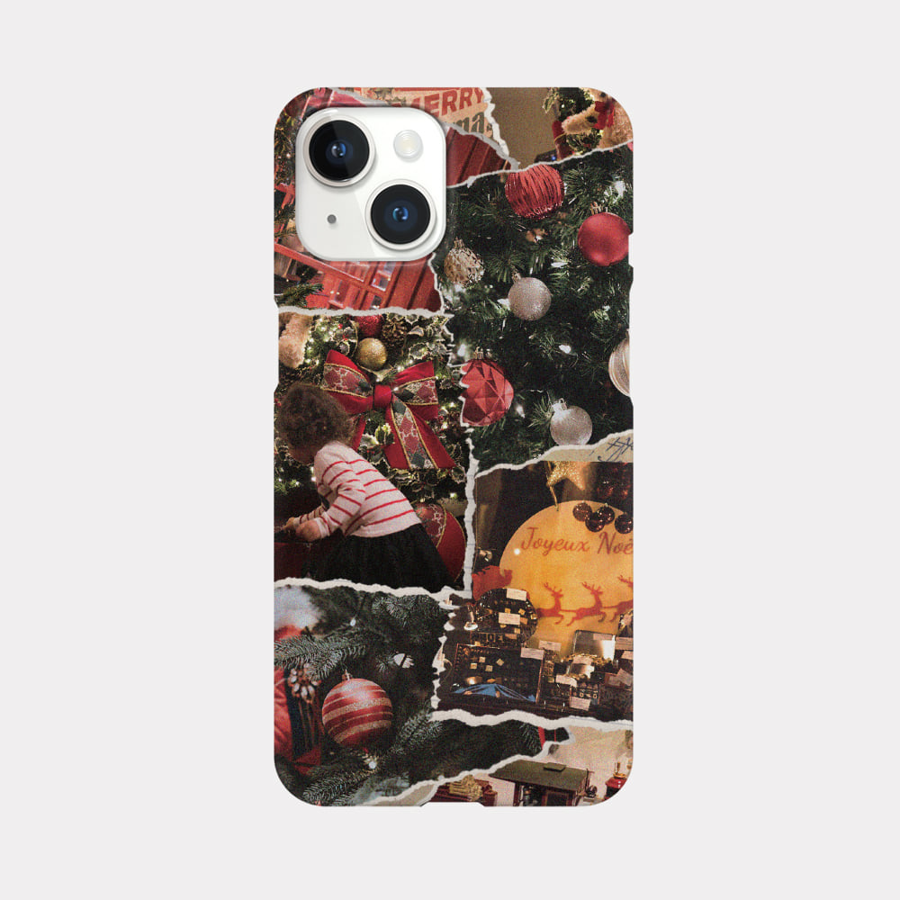 Collage Shiny Holiday Phone Case (Hard/Card Storage)