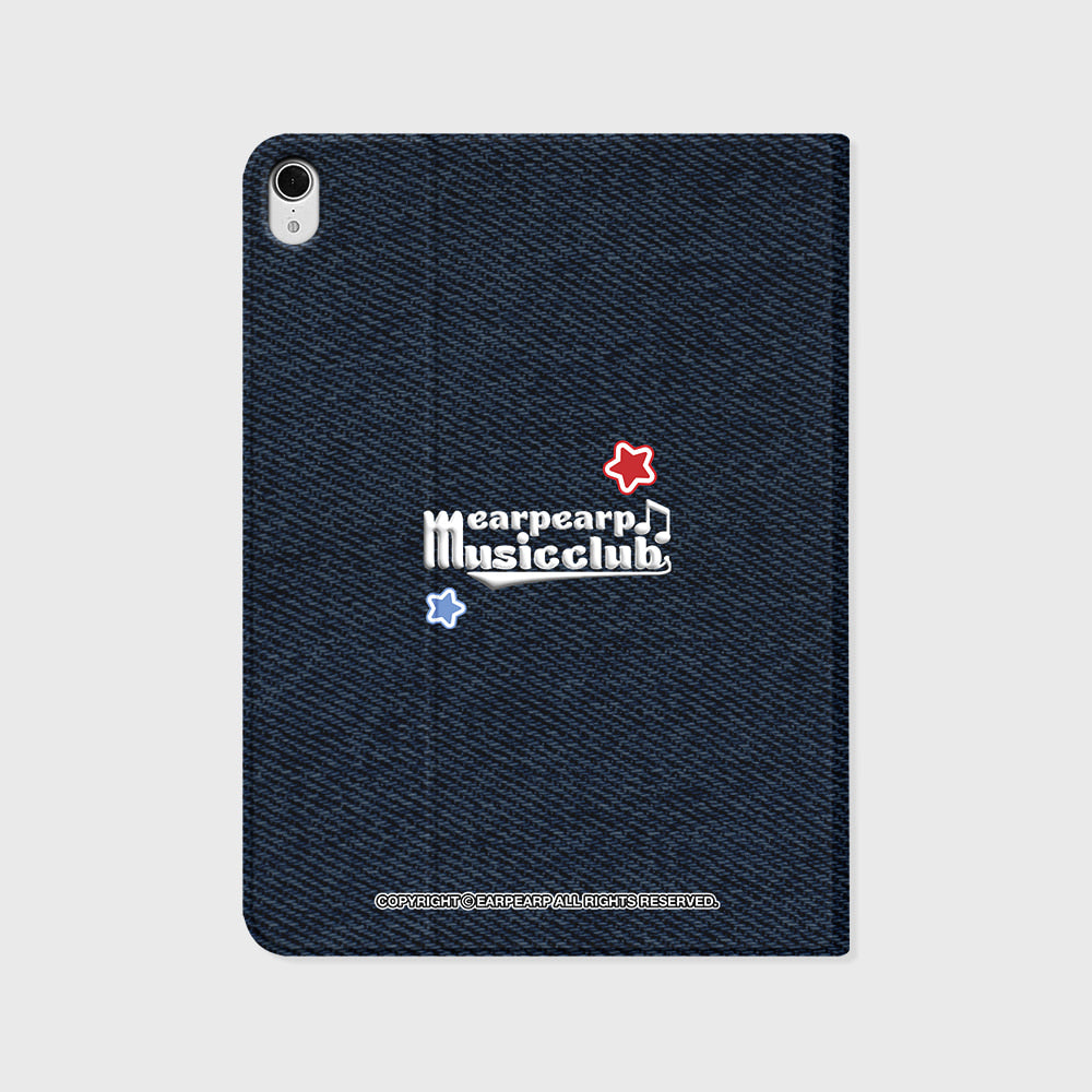 CHICHI BAND CLUB-NAVY IPAD COVER