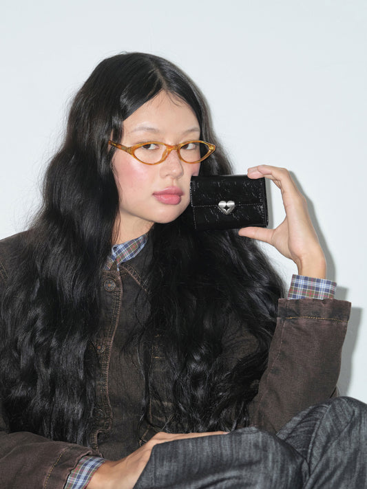 Fennec Twinkle Flap Wallet - Black