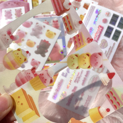 【現貨95折】Pearly Button Bakery Deco Card (2P)