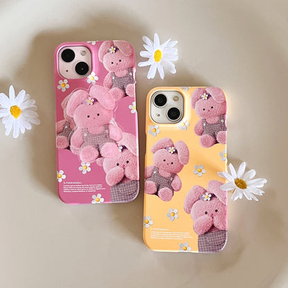 Daisy Hair Tie Windy Phone Case (Hard/Card Storage) (2色)