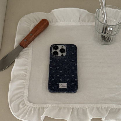 Denim Bloom Phone Case (Hard/Card Storage/Magsafe)