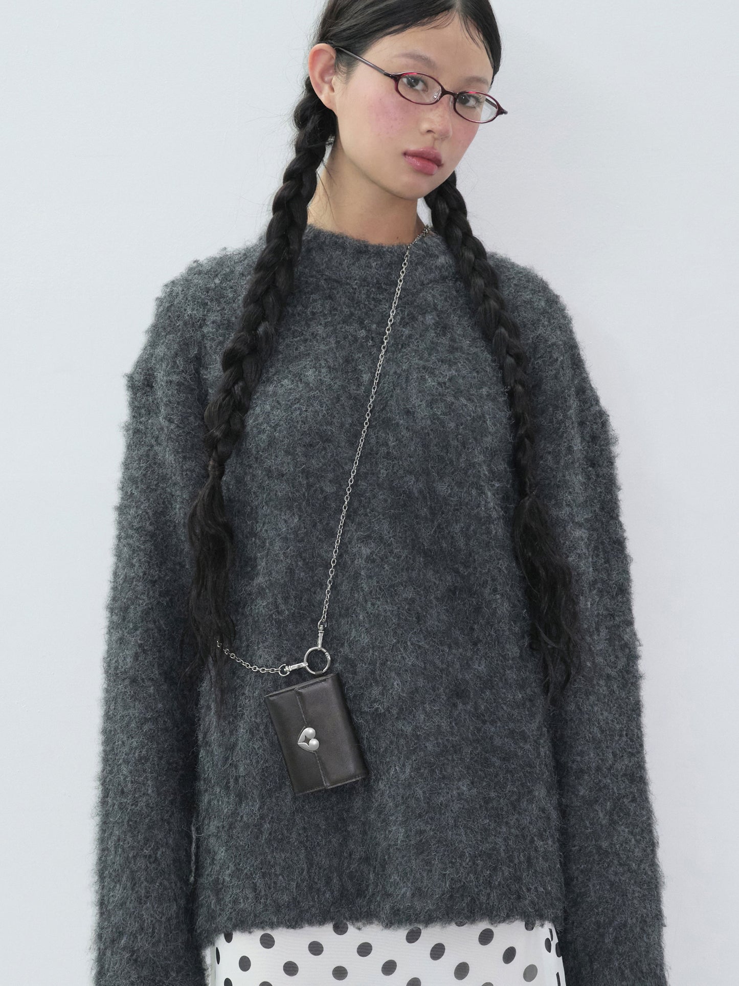 [Exclusive] Fennec Hearty Flap Wallet with O ring - Brown