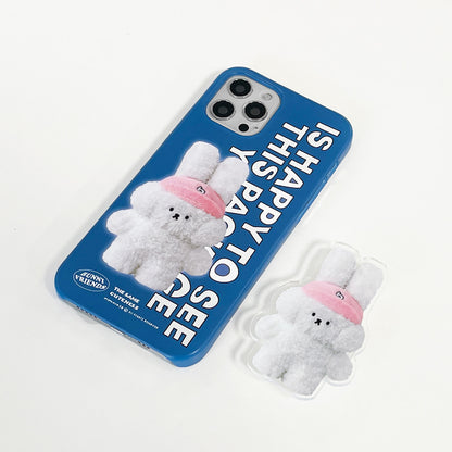 595 Standing Bunny.W Phone Case (Hard 普通硬殼)