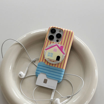【Set】Pajamas Stripe Pattern (Magsafe Card Storage) + Magsafe Tok