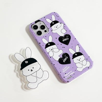 594 Love Bunny.W Phone Case (Hard 普通硬殼)