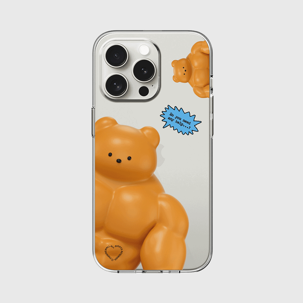 Big Muscle Gummy Phone Case (Clear 透明殼)