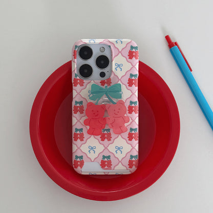 【Set】Cherry Gummy Checkerboard (Card Storage) + Acrylic Tok
