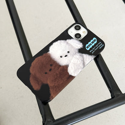 Big Hug Puppy Phone Case (Hard/Card Storage) (2色)