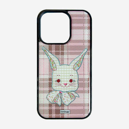 [Pre-order] Twiner Rabbit Patchwork Phone Case (Epoxy)